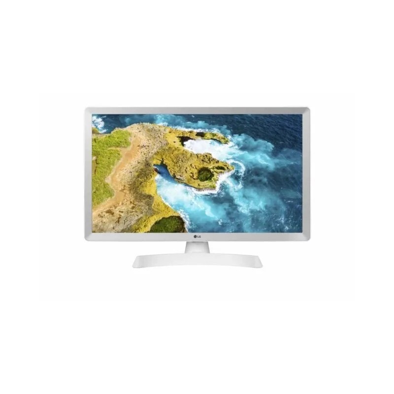 LED HD TV Monitor - Bianco - 23,6"  LG 24TQ510S-WZ IPS