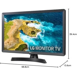 LG HD 24" SMART TV NERO