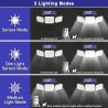 Qwertfeet - Luce Solare da Esterno FF13C con Sensore Movimento e Crepuscolare